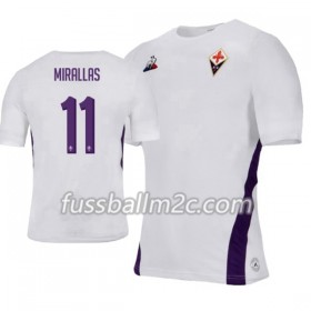 Fußballtrikots ACF Fiorentina Kevin Mirallas 11 Auswärts Trikotsatz 2018-2019
